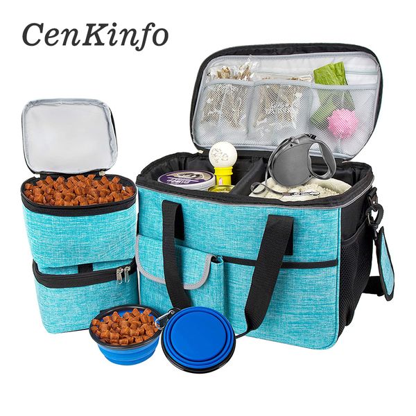 cenkinfo dog trave bag tote organizer muti-function pockets pet food container bag cat trave backpack dog food soft carrier
cenkinfo dog trave bag tote organizer muti-function pockets pet food container bag cat trave backpack dog food soft carrier