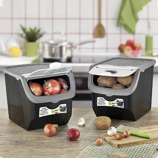 storage bottles & jars 12 liters acrylic plastic 1/2/4 pcs kitchen box container potatoes onions bin organization buckets breathable vegetab
storage bottles & jars 12 liters acrylic plastic 1/2/4 pcs kitchen box container potatoes onions bin organization buckets breathable vegetab