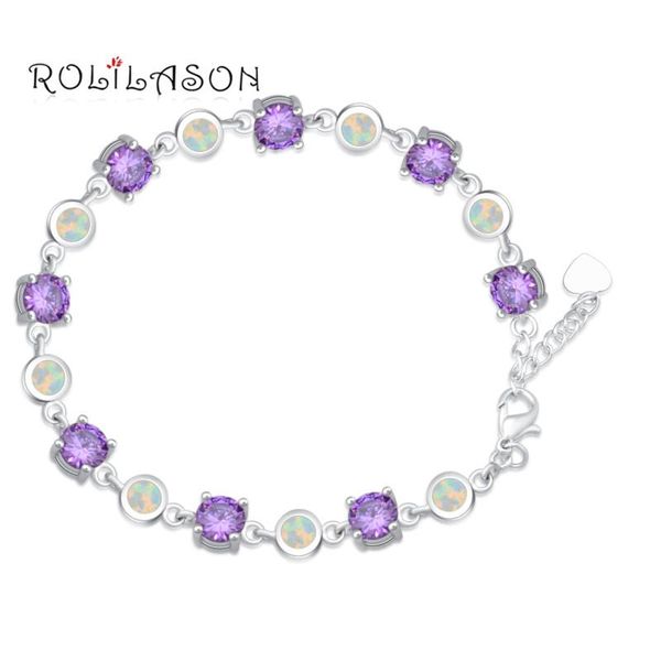 charm bracelets rolilason purple zircon created fire opal 925 silver stamped women obs089, Golden;silver
charm bracelets rolilason purple zircon created fire opal 925 silver stamped women obs089, Golden;silver