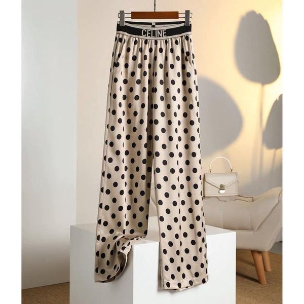 women's pants & capris 2021 spring and summer fashion polka dot printing women korean high-end wide-leg plus size casual, Black;white
women's pants & capris 2021 spring and summer fashion polka dot printing women korean high-end wide-leg plus size casual, Black;white