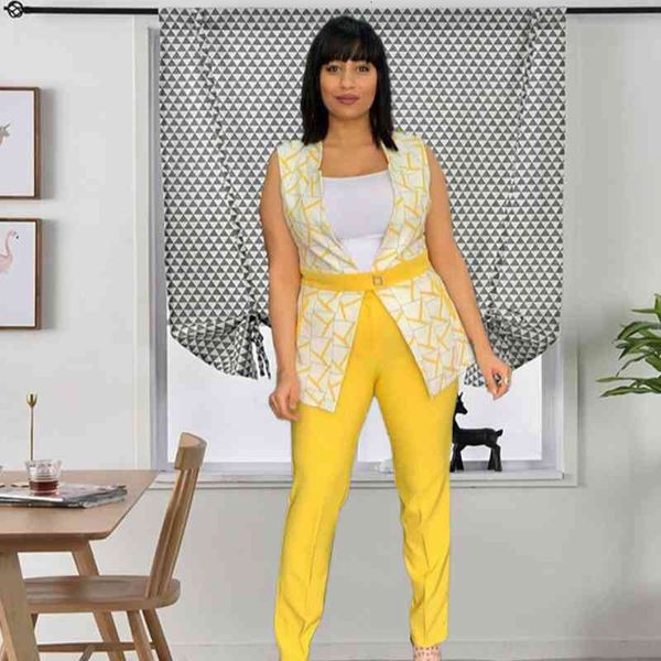 women's two piece pants pair of two female parts, jacket with no sleeves on it, office-style, business party, pants, belt xjf3, White
women's two piece pants pair of two female parts, jacket with no sleeves on it, office-style, business party, pants, belt xjf3, White