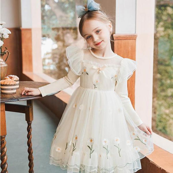 girl's dresses lovely children floral dress for girls long sleeve loose mesh hem gowns kids birthday wedding prom party clothing, Red;yellow
girl's dresses lovely children floral dress for girls long sleeve loose mesh hem gowns kids birthday wedding prom party clothing, Red;yellow