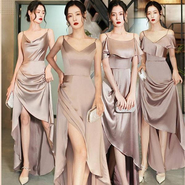 bridesmaid dress dresses long satin 2021 straps v neck high low side split wedding party prom gown fashion clothing, White;pink
bridesmaid dress dresses long satin 2021 straps v neck high low side split wedding party prom gown fashion clothing, White;pink