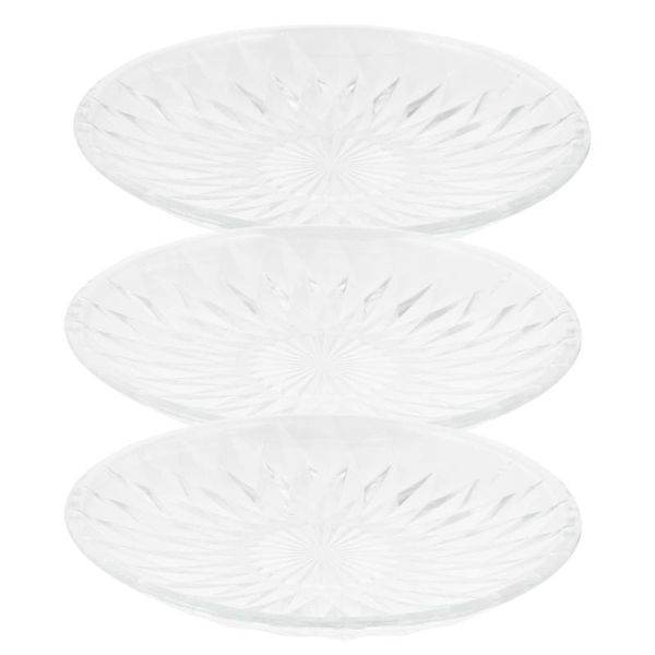 dishes & plates 3pcs multifunctional storage dessert snack holders (transparent)
dishes & plates 3pcs multifunctional storage dessert snack holders (transparent)