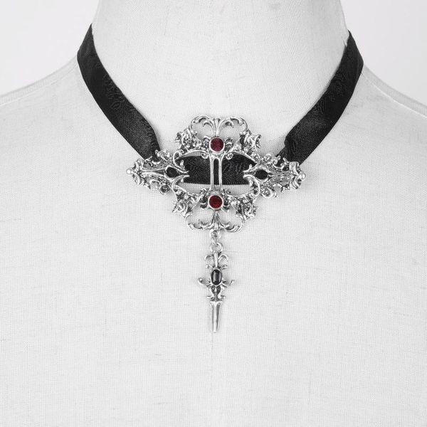 chokers gothic punk lace velvet band necklace pendant vampire women choker collar joker halloween jewelry accessories, Golden;silver
chokers gothic punk lace velvet band necklace pendant vampire women choker collar joker halloween jewelry accessories, Golden;silver