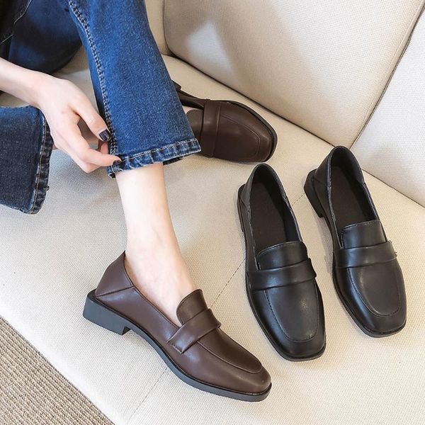 dress shoes womne england a pedal small leather female 2021 autumn thick with work retro black professional heel women's
dress shoes womne england a pedal small leather female 2021 autumn thick with work retro black professional heel women's