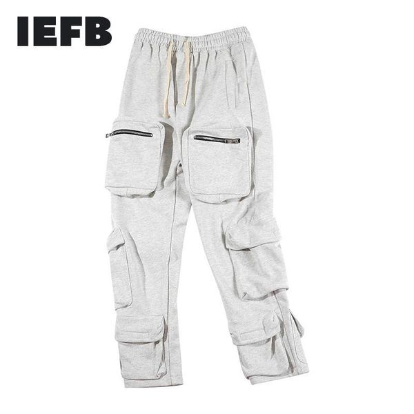 iefb men's clothing streetwear fashion 2021 new multi pocket straight casual pants drawstring elastic sweapants black trousers
iefb men's clothing streetwear fashion 2021 new multi pocket straight casual pants drawstring elastic sweapants black trousers