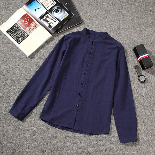 2021 new autumn long-sleeved brand shirts men linen fashion navy blue casual mens solid spring clothing shirt male chemise 8v08, White
2021 new autumn long-sleeved brand shirts men linen fashion navy blue casual mens solid spring clothing shirt male chemise 8v08, White