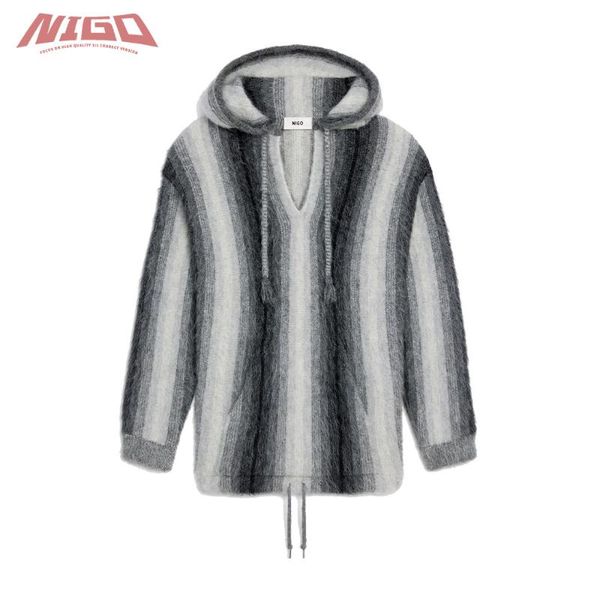 women's wool & blends nigo ms 21ss striped hoodie #nigo55558, Black
women's wool & blends nigo ms 21ss striped hoodie #nigo55558, Black