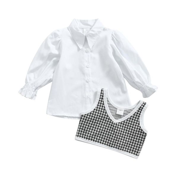 clothing sets 2021 fashion autumn toddler baby girl 2pcs fall outfits, long sleeve button down shirt + sweater vest set, White
clothing sets 2021 fashion autumn toddler baby girl 2pcs fall outfits, long sleeve button down shirt + sweater vest set, White