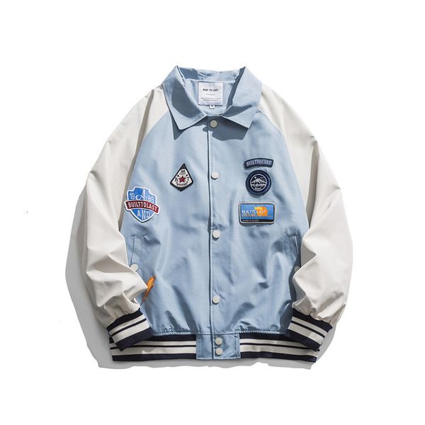 men's jackets hip hop male emblems shreds jackets american street labels and color mail spring match baseball coat autumn for men y611, Black;brown 
men's jackets hip hop male emblems shreds jackets american street labels and color mail spring match baseball coat autumn for men y611, Black;brown