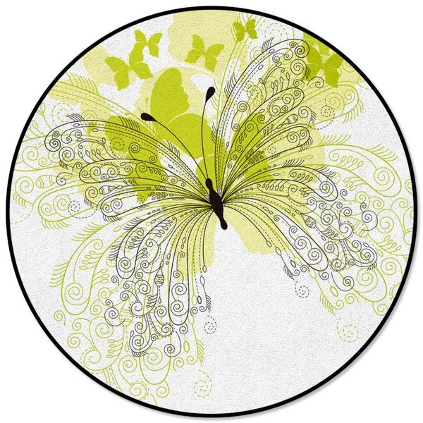 carpets yellow flower butterfly pattern rugs and for home living room round rug children rooms non-slip
carpets yellow flower butterfly pattern rugs and for home living room round rug children rooms non-slip