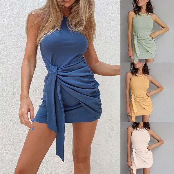 solid color fashion irregular sleeveless womens dresses resses summer plus size waist slim vestidos mujer verano, Black;gray
solid color fashion irregular sleeveless womens dresses resses summer plus size waist slim vestidos mujer verano, Black;gray
