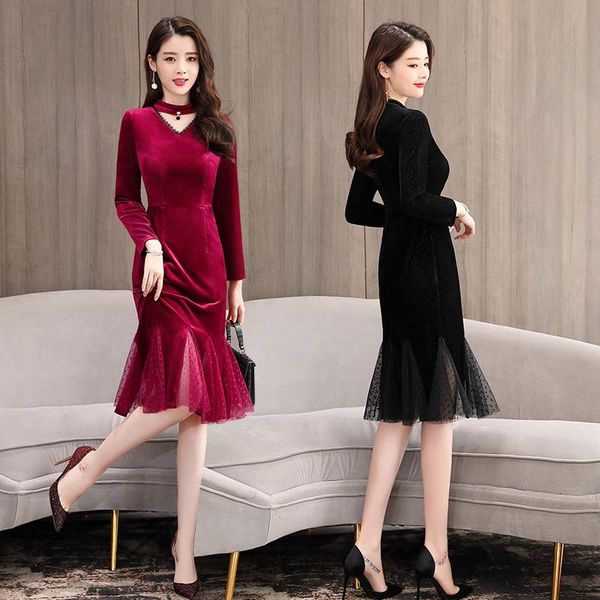 casual dresses spring and autumn ladies dress fashion korean style slim slimming stitching lace long-sleeved skirt women's clothing we3, Black;gray
casual dresses spring and autumn ladies dress fashion korean style slim slimming stitching lace long-sleeved skirt women's clothing we3, Black;gray