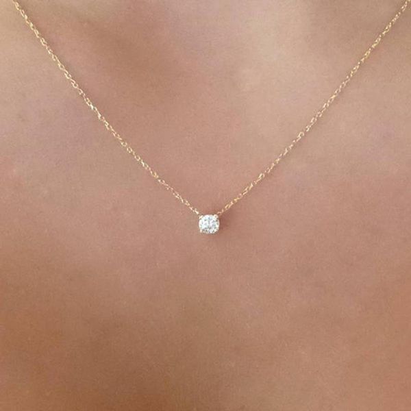 pendant necklaces shuangr female gold color line necklace chain women square rhinestone choker collier femme, Silver
pendant necklaces shuangr female gold color line necklace chain women square rhinestone choker collier femme, Silver