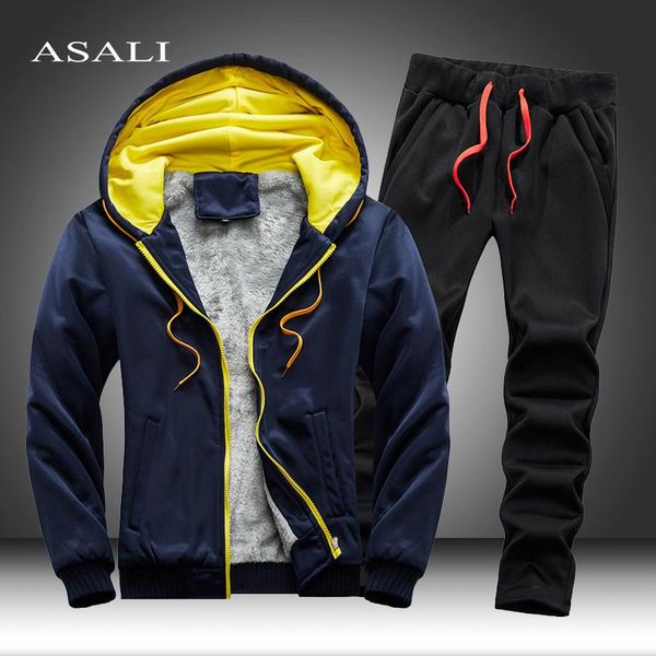 mens sets tracksuit winter clothes 2 pcs set hoodies and pants man fur lined warm gym clothing jogging suit men sweatsuit winter, Gray
mens sets tracksuit winter clothes 2 pcs set hoodies and pants man fur lined warm gym clothing jogging suit men sweatsuit winter, Gray