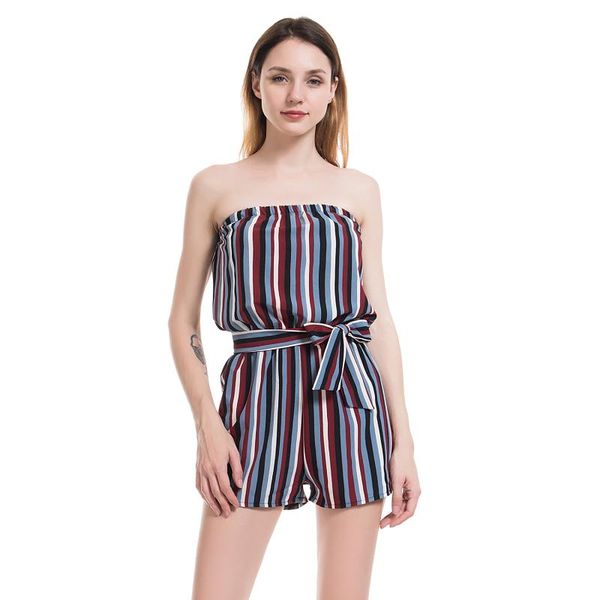fashion women summer rompers ladies jumpsuit elastic off-shoulder loose piece pants polyester jumpsuit&rompers, Black;white
fashion women summer rompers ladies jumpsuit elastic off-shoulder loose piece pants polyester jumpsuit&rompers, Black;white