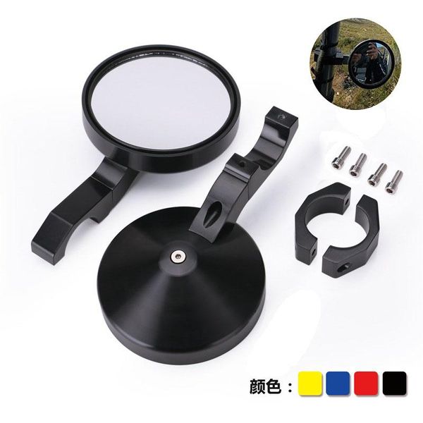 2pcs universal motorcycle rounded side back view mirror aluminium alloy for almost all 3/4 inch diameter utv round tubes
2pcs universal motorcycle rounded side back view mirror aluminium alloy for almost all 3/4 inch diameter utv round tubes