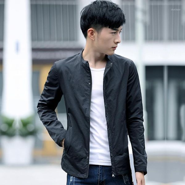 men's jackets in the autumn of 2021 young male students thin jacket coat korean fashion trend, Black;brown
men's jackets in the autumn of 2021 young male students thin jacket coat korean fashion trend, Black;brown