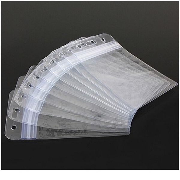 10pcs/lot name cards badge holder with zipper vertical transparent plastic clear wholesale 10pcs/ jllksi
10pcs/lot name cards badge holder with zipper vertical transparent plastic clear wholesale 10pcs/ jllksi