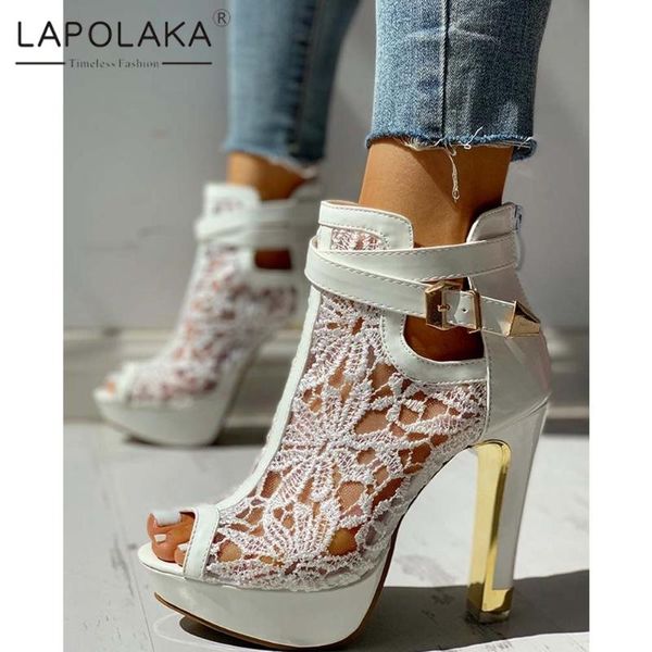 sandals lapolaka 2021 platform peep toe summer woman shoes buckle strap high heels party club gladiator sandal lady, Black
sandals lapolaka 2021 platform peep toe summer woman shoes buckle strap high heels party club gladiator sandal lady, Black