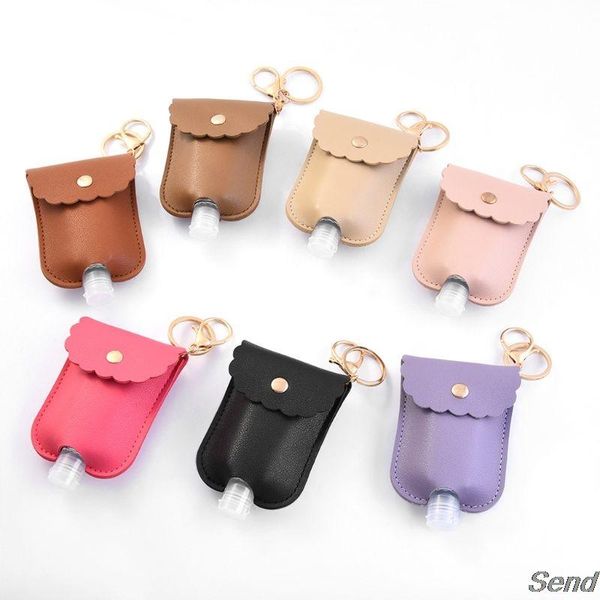 keychains 60ml portable squeeze bottle empty leakproof plastic travel for hand sanitizer with leather keychain holder clips, Silver
keychains 60ml portable squeeze bottle empty leakproof plastic travel for hand sanitizer with leather keychain holder clips, Silver