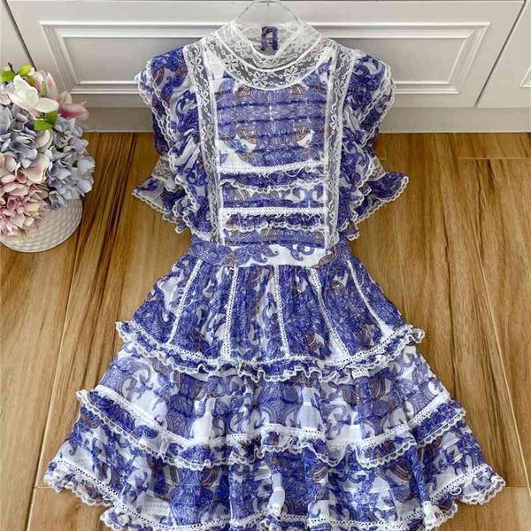 truevoker runway fashion fairy vocation dress lady lace collar blue print cottagecor mujer vestido women back cutout prom robe 210602, Black;gray
truevoker runway fashion fairy vocation dress lady lace collar blue print cottagecor mujer vestido women back cutout prom robe 210602, Black;gray