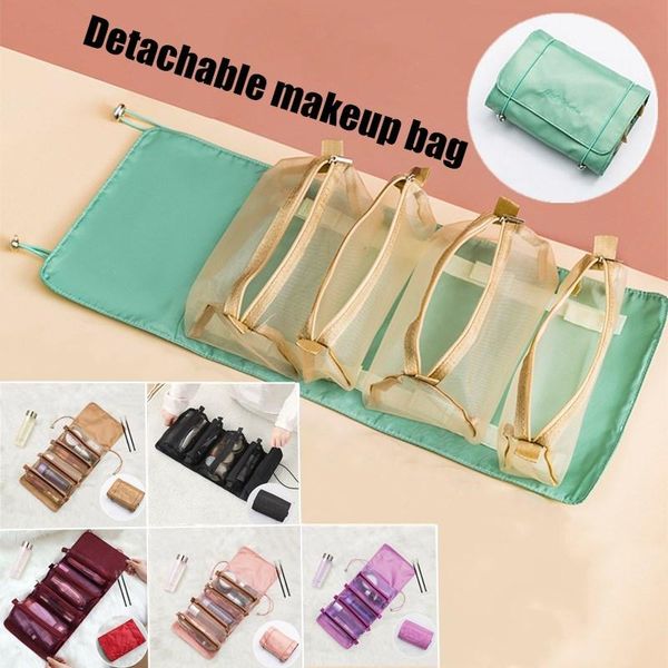 cosmetic bags & cases mesh 4 in 1 multi-function makeup bag women foldable dismountable large capacity toiletry ladies beauty organizer
cosmetic bags & cases mesh 4 in 1 multi-function makeup bag women foldable dismountable large capacity toiletry ladies beauty organizer