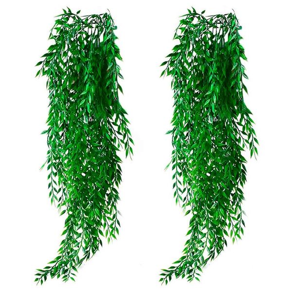 2pcs hanging plant decorations garland vine flower trailing bracket plant artificial hanging decorations for home
2pcs hanging plant decorations garland vine flower trailing bracket plant artificial hanging decorations for home