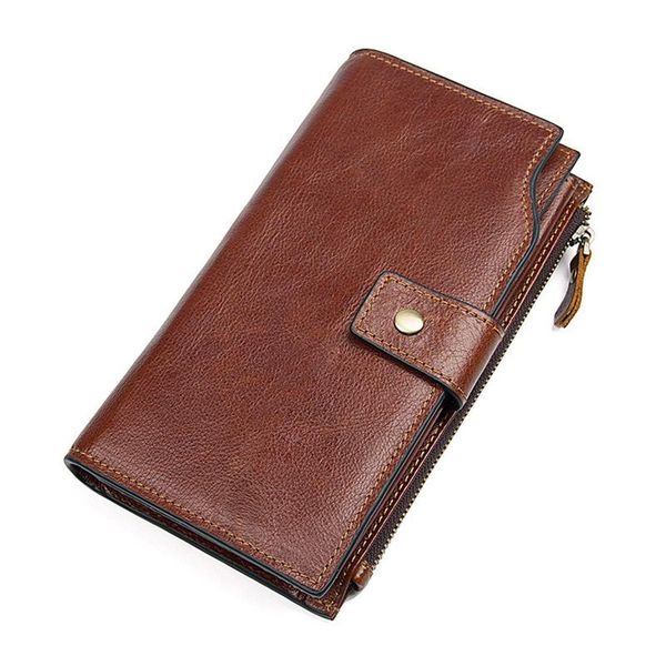 lachiour fashion genuine leather men wallet male long design leather clutch purse functional trifold cellphone men's bag wallet, Red;black
lachiour fashion genuine leather men wallet male long design leather clutch purse functional trifold cellphone men's bag wallet, Red;black