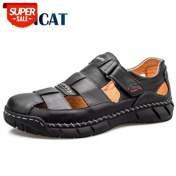2020 classic mens sandals summer genuine leather sandals men outdoor casual lightweight sandal fashion men slipper size 38-48 #da5m, Black
2020 classic mens sandals summer genuine leather sandals men outdoor casual lightweight sandal fashion men slipper size 38-48 #da5m, Black