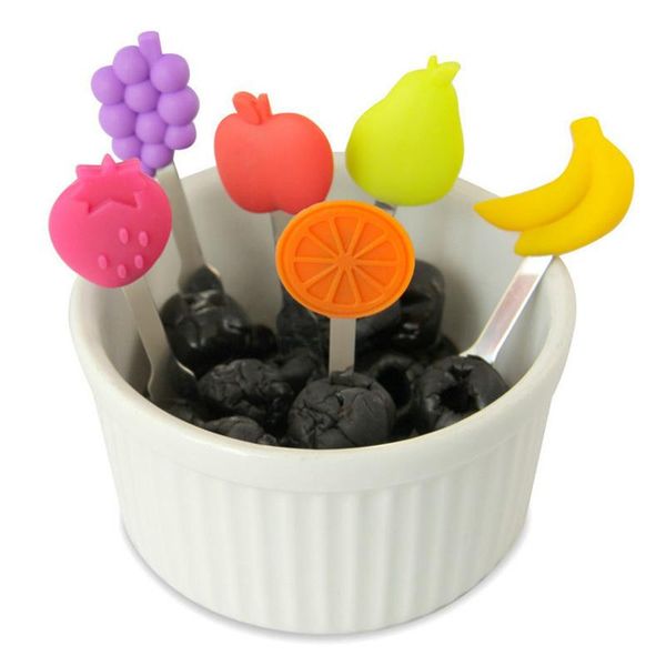 forks 6 pcs a set cute mini animal cartoon stainless steel fruit picks dessert coffee ceramic handle party supplies for kids
forks 6 pcs a set cute mini animal cartoon stainless steel fruit picks dessert coffee ceramic handle party supplies for kids