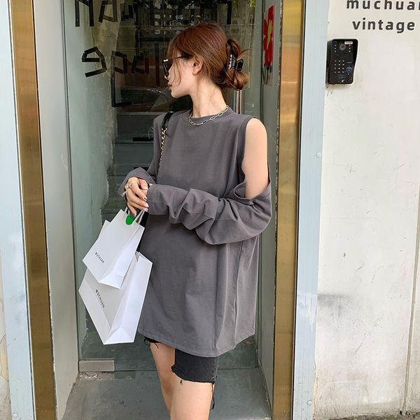 2021 new preppy loose korean style solid colorlong sleeve t shirts womens tee shirt femme(r99316 iy58, White
2021 new preppy loose korean style solid colorlong sleeve t shirts womens tee shirt femme(r99316 iy58, White