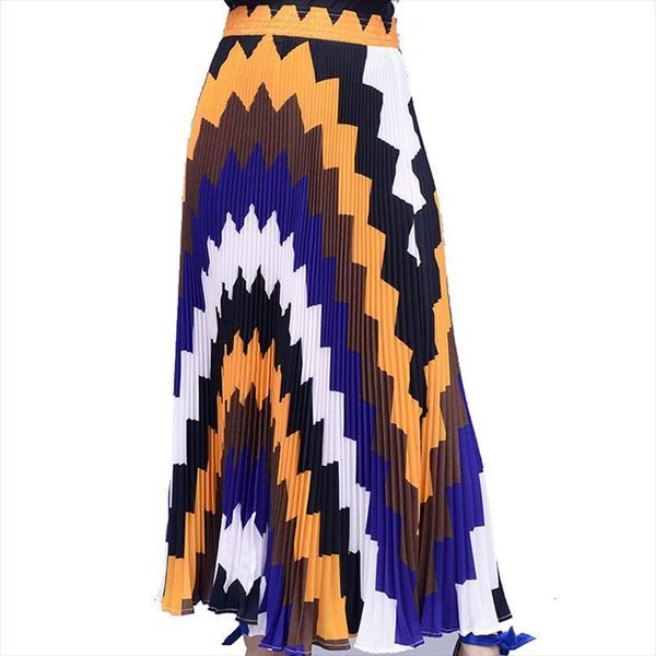 spring summer pleated vintage women skirt high waist mix color big hem long skirts fashion casual female, Black
spring summer pleated vintage women skirt high waist mix color big hem long skirts fashion casual female, Black