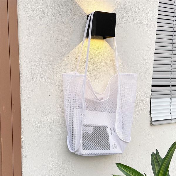 10pcs shopping bags women casual nylon mesh large capacity protable open handbag
10pcs shopping bags women casual nylon mesh large capacity protable open handbag