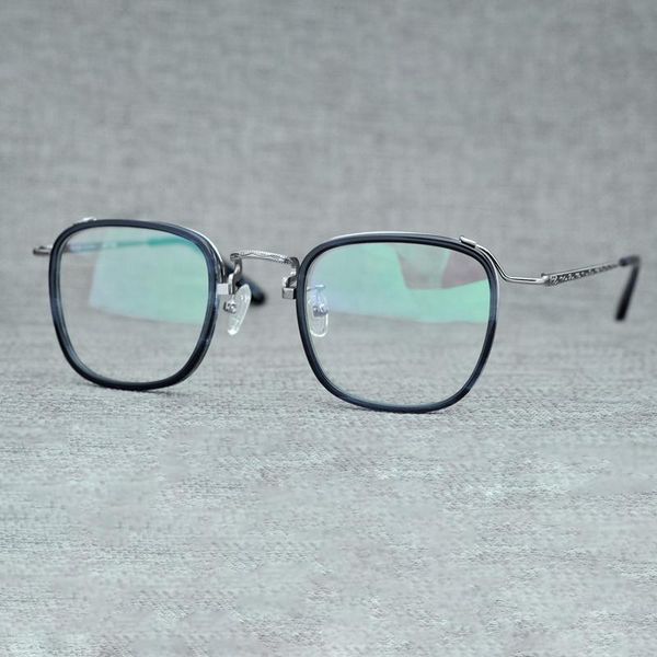 fashion sunglasses frames japanese style hand made glasses small square frame literary youth vintage handmade plate with metal set of mirror, Black
fashion sunglasses frames japanese style hand made glasses small square frame literary youth vintage handmade plate with metal set of mirror, Black