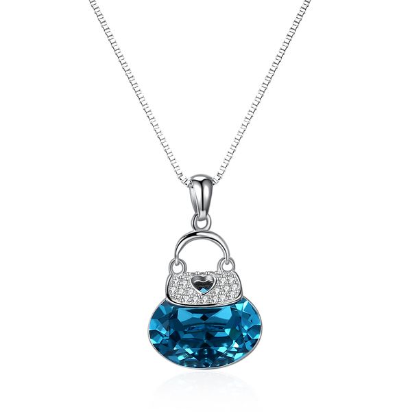 zemior s925 sterling silver necklace for women tiny handbag pendant cute blue crystal recommend birthday gift fine jewelry
zemior s925 sterling silver necklace for women tiny handbag pendant cute blue crystal recommend birthday gift fine jewelry