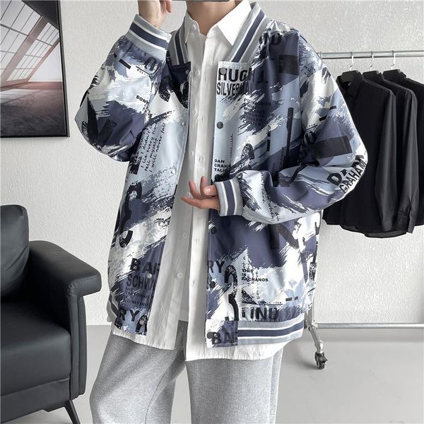 men's jackets autumn coat graffiti printing bomber baseball college jacket man oversize hip hop streetwear fashion clothing, Black;brown
men's jackets autumn coat graffiti printing bomber baseball college jacket man oversize hip hop streetwear fashion clothing, Black;brown