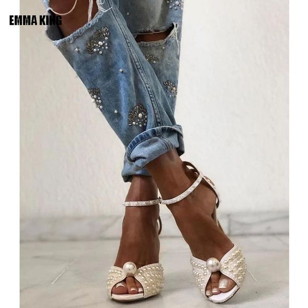 sandals 2021 summer gladiator strip women pearl decor opentoe high heels shoes lady party/wedding woman, Black
sandals 2021 summer gladiator strip women pearl decor opentoe high heels shoes lady party/wedding woman, Black