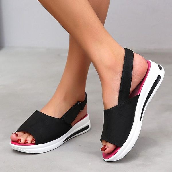 sandals women 2021 fashion thick-soled casual roman style comfortable lightweight large size fish mouth beach shoes, Black
sandals women 2021 fashion thick-soled casual roman style comfortable lightweight large size fish mouth beach shoes, Black
