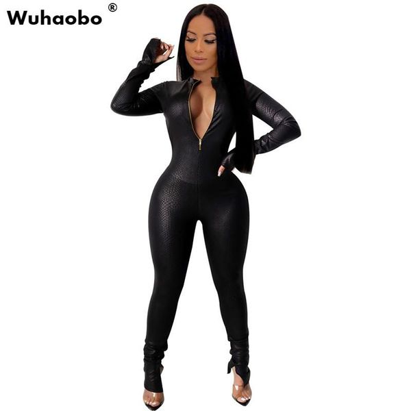 women's jumpsuits & rompers black serpentine print womens jumpsuit open back split long sleeve bodycon overall moto biker zipper up sta, Black;white
women's jumpsuits & rompers black serpentine print womens jumpsuit open back split long sleeve bodycon overall moto biker zipper up sta, Black;white