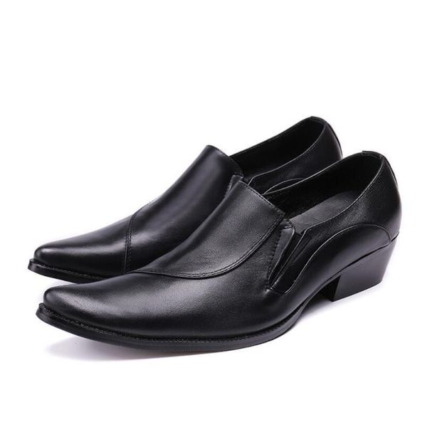 dress shoes leather formal mens derby pointed toe footwear high heels men wedding party, Black
dress shoes leather formal mens derby pointed toe footwear high heels men wedding party, Black