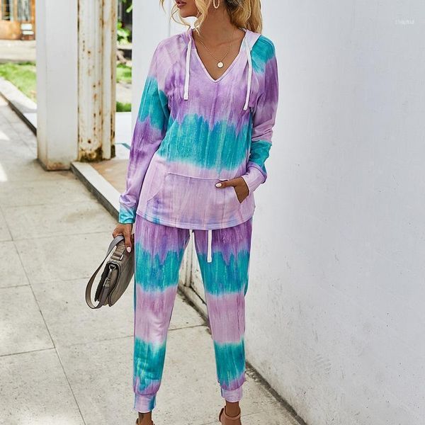 autumn fashion sports suit ladies tie dye hooded pullover and jogging pants with adjustable arawstring for women1, Gray
autumn fashion sports suit ladies tie dye hooded pullover and jogging pants with adjustable arawstring for women1, Gray
