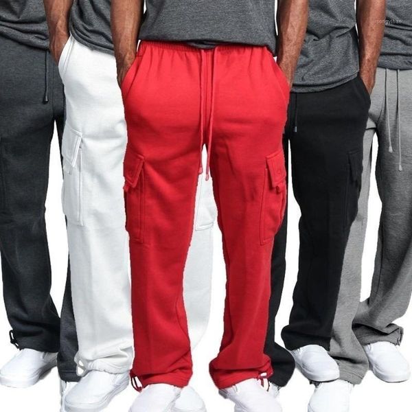 men loose joggers solid color track pants casual trousers fashion sports plus size men's, Black
men loose joggers solid color track pants casual trousers fashion sports plus size men's, Black