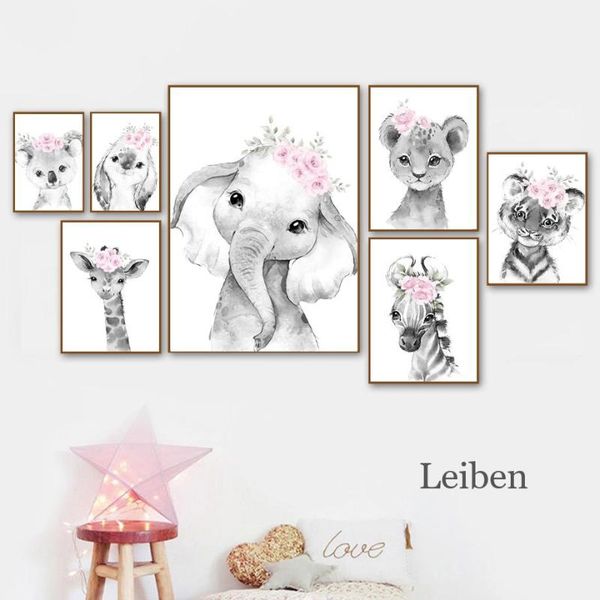 paintings cute cartoon animal canvas painting giraffe lion elephant wall art poster children's room picture baby bedroom for decor
paintings cute cartoon animal canvas painting giraffe lion elephant wall art poster children's room picture baby bedroom for decor