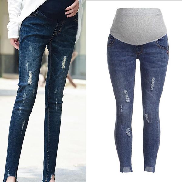 maternity bottoms summer jeans high waist belly skinny pencil pants clothes for pregnant women pregnancy ripped casual denim, White
maternity bottoms summer jeans high waist belly skinny pencil pants clothes for pregnant women pregnancy ripped casual denim, White
