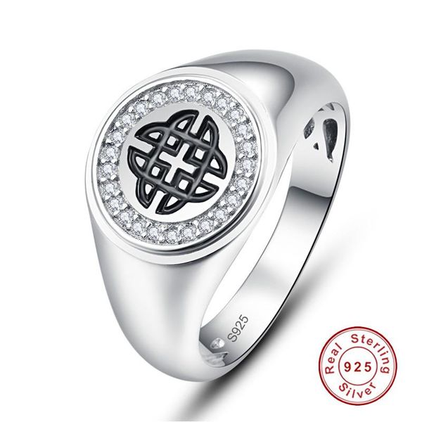 cluster rings 100% sterling silver 925 men's ring smooth round zircon crystal gift black eternal power knot jewelry, Golden;silver
cluster rings 100% sterling silver 925 men's ring smooth round zircon crystal gift black eternal power knot jewelry, Golden;silver