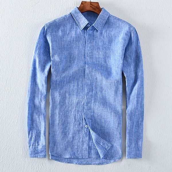 2021 autumn new men's long-sleeved linen casual square collar shirt mens brand fashion blue shirts male camisa chemise 9ns8, White;black
2021 autumn new men's long-sleeved linen casual square collar shirt mens brand fashion blue shirts male camisa chemise 9ns8, White;black