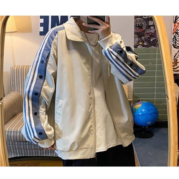men's jackets sports jacket spring and autumn fashion trend casual baseball uniform tide brand loose korean handsome street jacke, Black;brown
men's jackets sports jacket spring and autumn fashion trend casual baseball uniform tide brand loose korean handsome street jacke, Black;brown