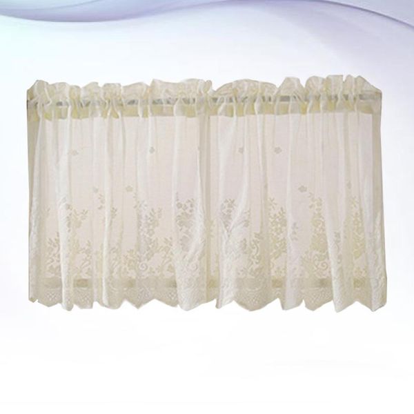 short curtain lace half curtain window light transmission for home kitchen balcony 74x61cm white
short curtain lace half curtain window light transmission for home kitchen balcony 74x61cm white
